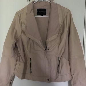 Forever21+ Moto Jacket- 2 available-blush or gray
